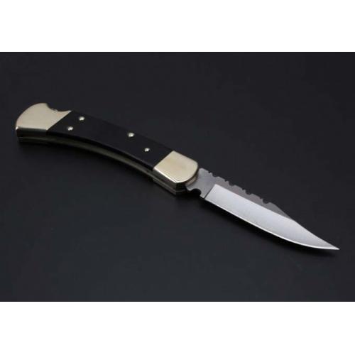 Buck 110 Folding Knife: Classic Damascus