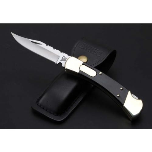 Buck 110 Folding Knife: Classic Damascus