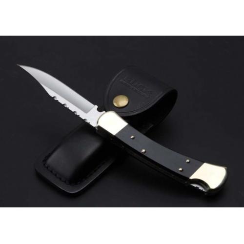 Buck 110 Folding Knife: Classic Damascus