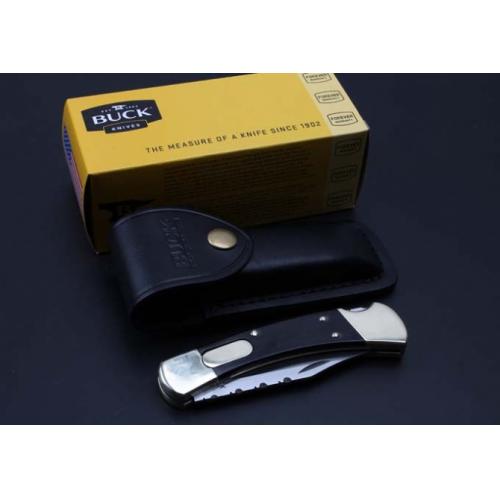 Buck 110 Folding Knife: Classic Damascus