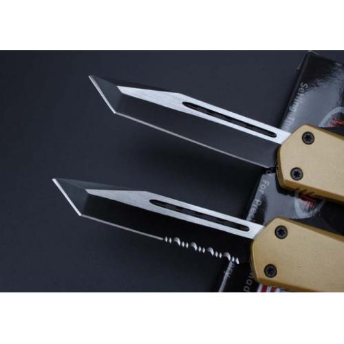 Microtech A07 Scarab Single Edge T-Head (Gold Edition)