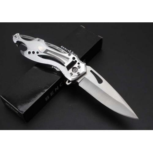 JL-077BK Quick-Open Folding Knife (Full Blade)