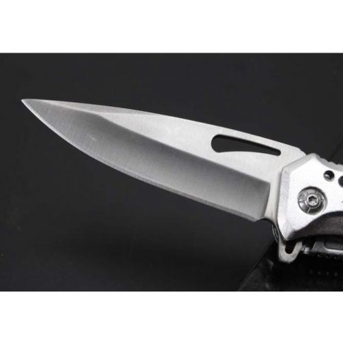 JL-077BK Quick-Open Folding Knife (Full Blade)