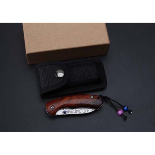 Thomas Damascus - Exotic Fish Folding Knife