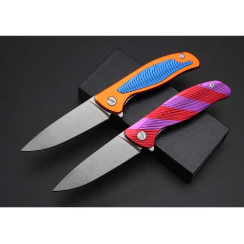 Bear Head 95 Aluminum Handle Folding Knife