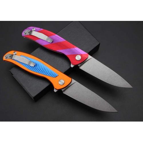 Bear Head 95 Aluminum Handle Folding Knife