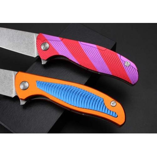 Bear Head 95 Aluminum Handle Folding Knife