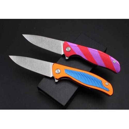 Bear Head 95 Aluminum Handle Folding Knife