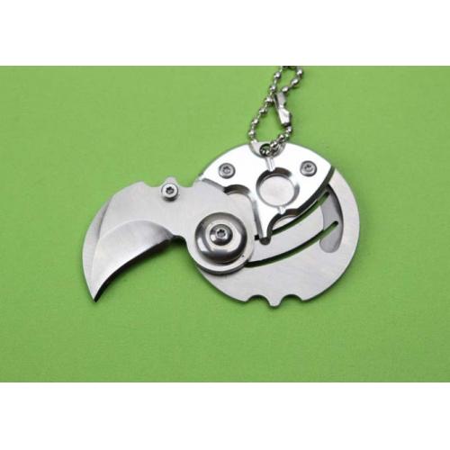 Coin-Sized Folding Knife (All-Aluminum Edition)