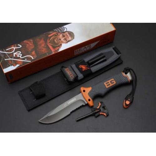 Gerber BG-1 Ultimate Survival Knife (Partially Serrated Blade)