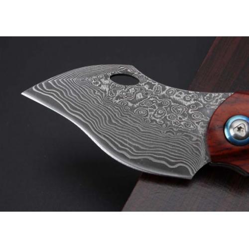 Damascus - Eagle Folding Knife