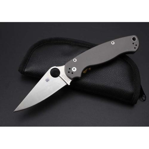 Premium C81 Titanium Bearing Folding Knife