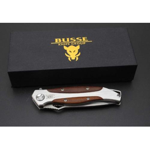 Damascus Boar Swordfish Quick-Open Folding Knife with Bearing
