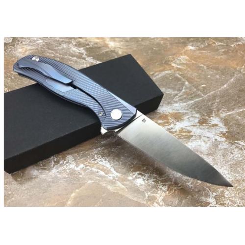 Icebreaker Titanium Handle Quick-Open Folding Knife (Bear Head Design)