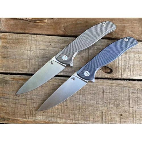 Icebreaker Titanium Handle Quick-Open Folding Knife (Bear Head Design)