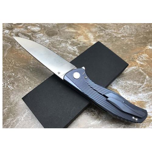 Icebreaker Titanium Handle Quick-Open Folding Knife (Bear Head Design)