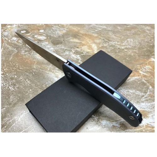 Icebreaker Titanium Handle Quick-Open Folding Knife (Bear Head Design)
