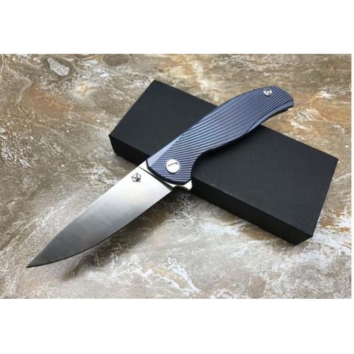 Icebreaker Titanium Handle Quick-Open Folding Knife (Bear Head Design)