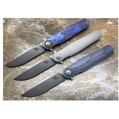 CH3505 Titanium S35VN Steel Folding Knife