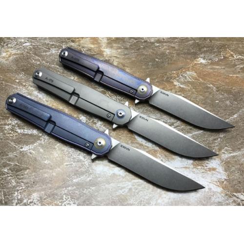 CH3505 Titanium S35VN Steel Folding Knife