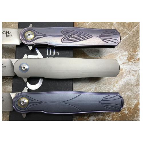 CH3505 Titanium S35VN Steel Folding Knife