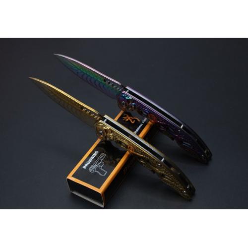 Skull Bearing Quick-Open Folding Knife