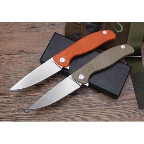 Bear Head Gen 2 Folding Knife (Steel Handle & G10)