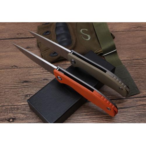 Bear Head Gen 2 Folding Knife (Steel Handle & G10)