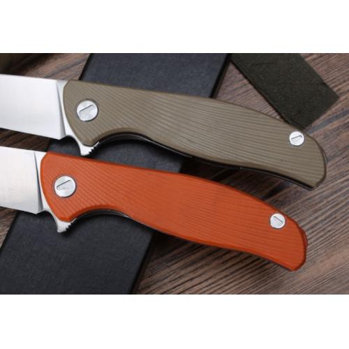 Bear Head Gen 2 Folding Knife (Steel Handle & G10)