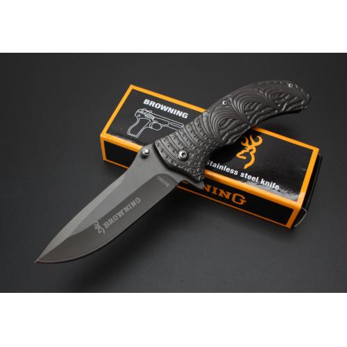 Browning Blue Moon Quick-Open Folding Knife (Gray Titanium Finish)