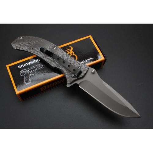 Browning Blue Moon Quick-Open Folding Knife (Gray Titanium Finish)