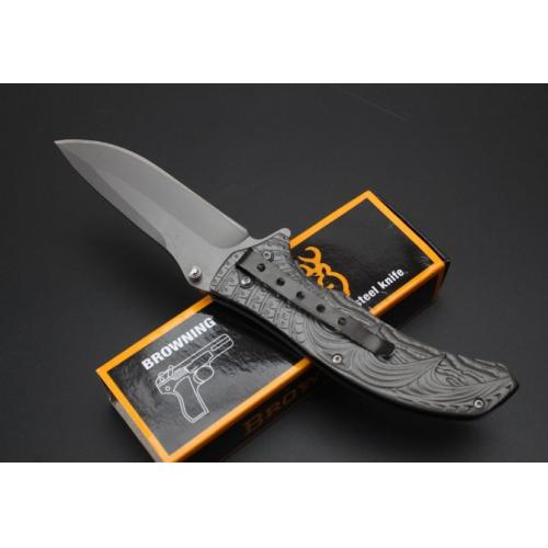 Browning Blue Moon Quick-Open Folding Knife (Gray Titanium Finish)