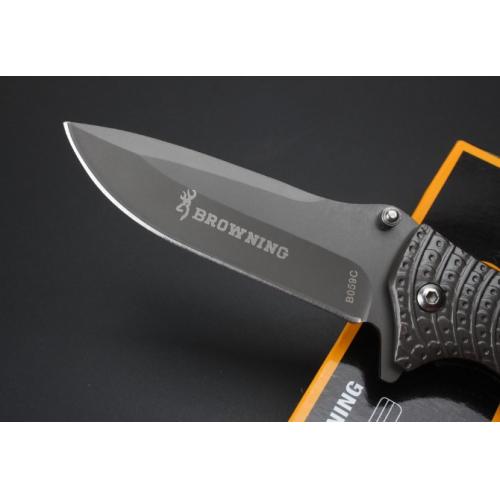 Browning Blue Moon Quick-Open Folding Knife (Gray Titanium Finish)
