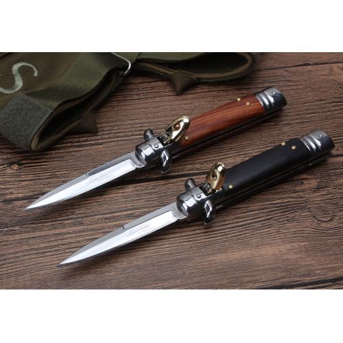 2017 9-Inch Italian AKC Classic Switchblade with Rosewood Handle