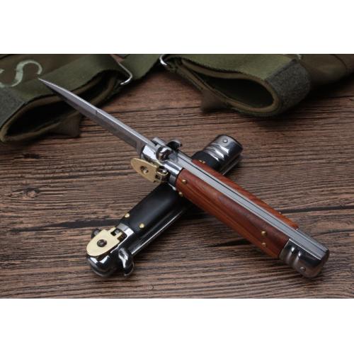2017 9-Inch Italian AKC Classic Switchblade with Rosewood Handle