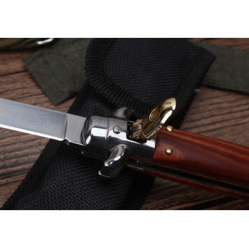 2017 11-Inch Italian AKC Classic Switchblade with Rosewood Handle