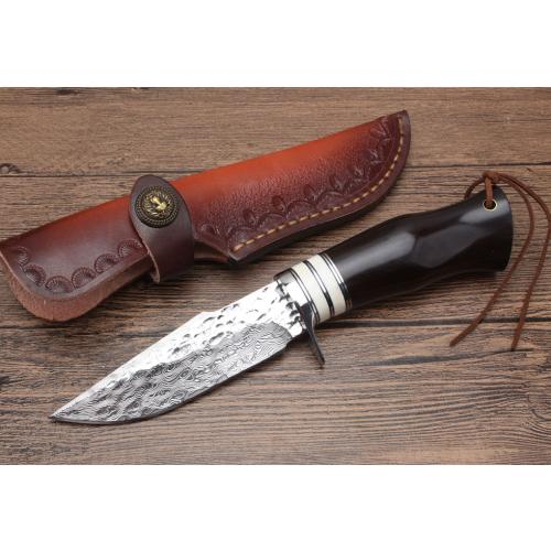 Handcrafted Damascus Steel Hunting Knife