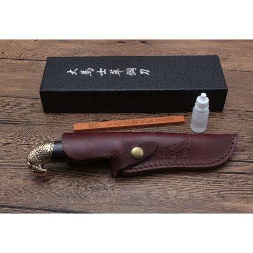 New Edition Damascus Steel Eagle Hunting Knife