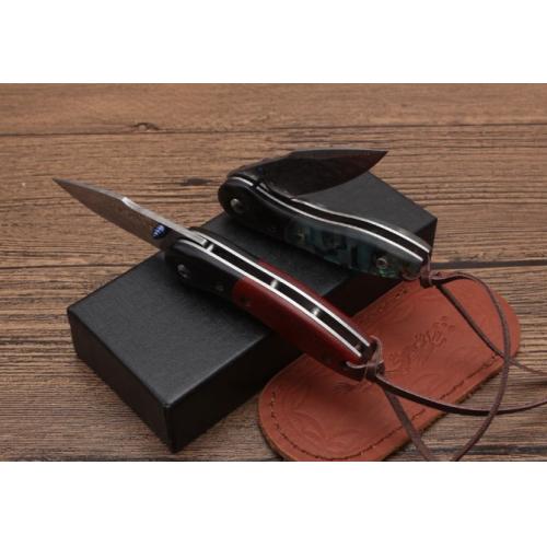 Shadow Hunter Damascus Folding Knife