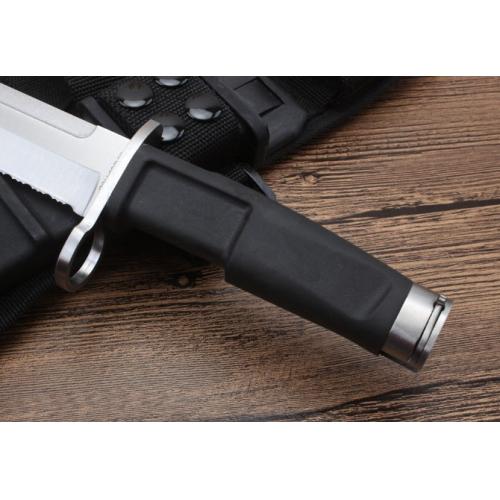 Classic Afghan Pivot Bayonet with Black Handle and White Blade