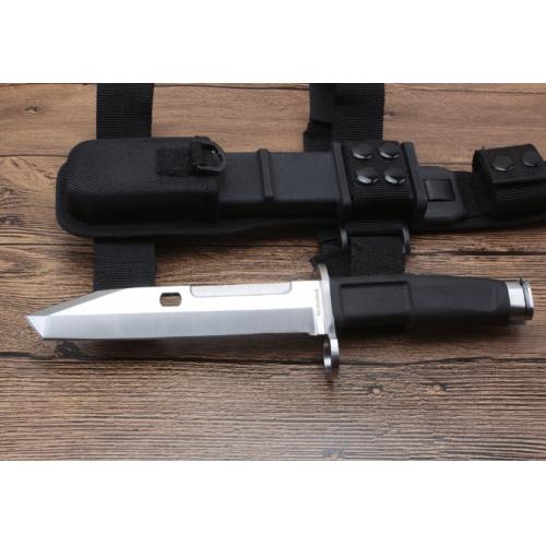 Classic Afghan Pivot Bayonet with Black Handle and White Blade