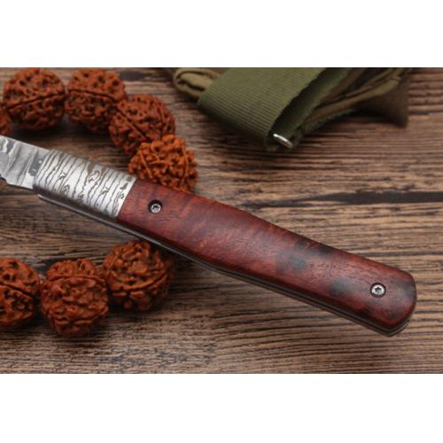 Damascus Folding Pocket Knife