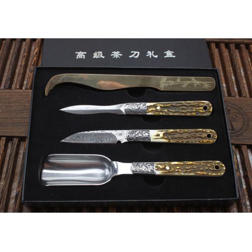 4-Piece Premium Tea Knife Gift Set