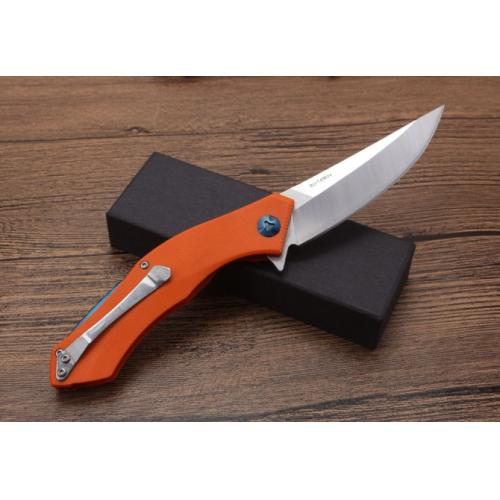 Blue Crescent Folding Knife
