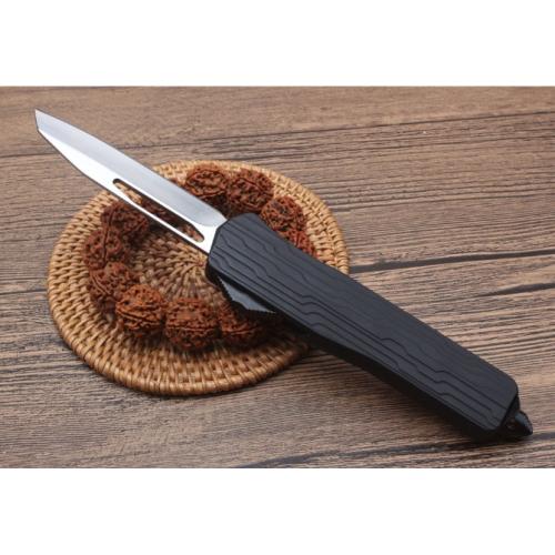Microtech E07 Scarab Single Edge OTF Knife (Mirror Polished)
