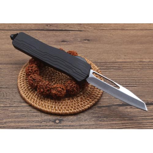 Microtech E07 Scarab Single Edge OTF Knife (Mirror Polished)
