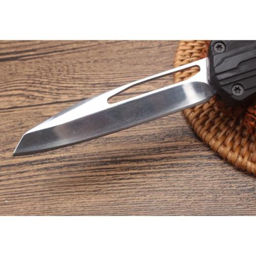 Microtech E07 Scarab Single Edge OTF Knife (Mirror Polished)