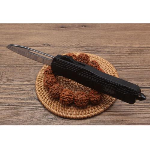 Microtech E07 Scarab Single Edge OTF Knife (Mirror Polished)