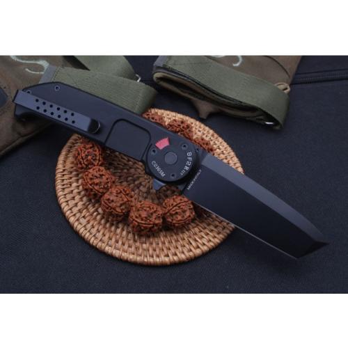 Extrema Ratio BF2RCT Tactical Folding Knife with Flat Tip and Black Handle