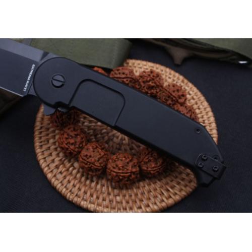 Extrema Ratio BF2RCT Tactical Folding Knife with Flat Tip and Black Handle
